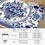 Thumbnail: Elegant Blue & White Floral Tablecloth - Traditional Chinese Ceramic Design, Int