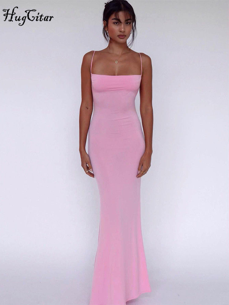 Thumbnail: Sleeveless Backless  Bodycon