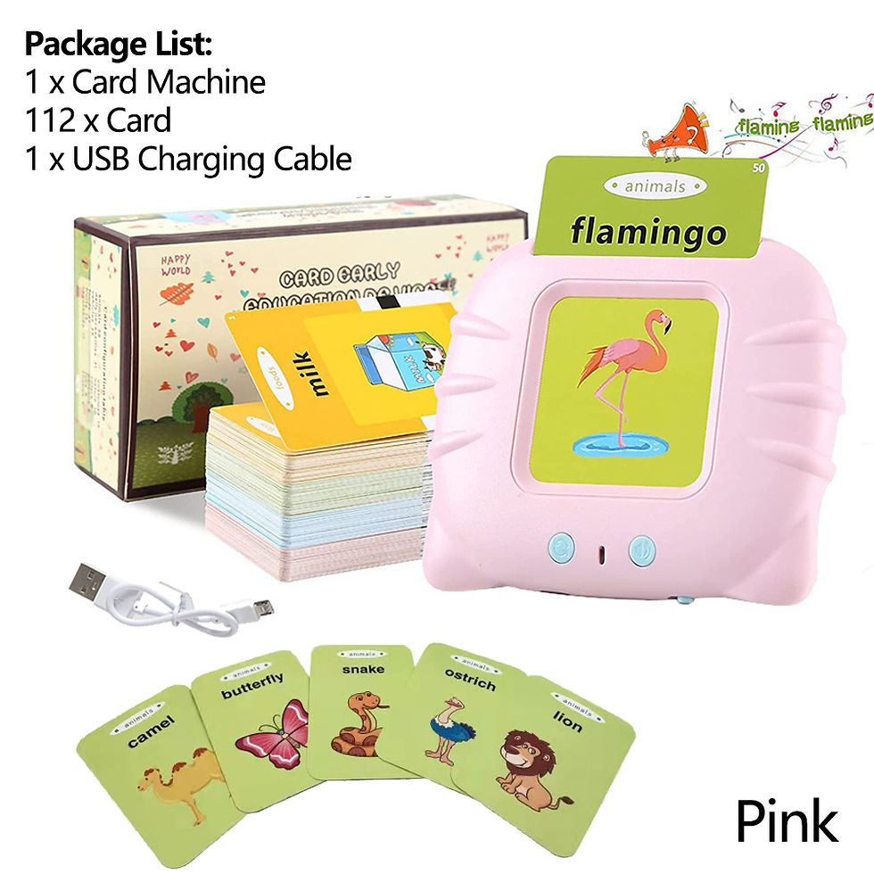Thumbnail: Early Education Flash Card Learning Toys Talking Flashcards for Kids Preschool E