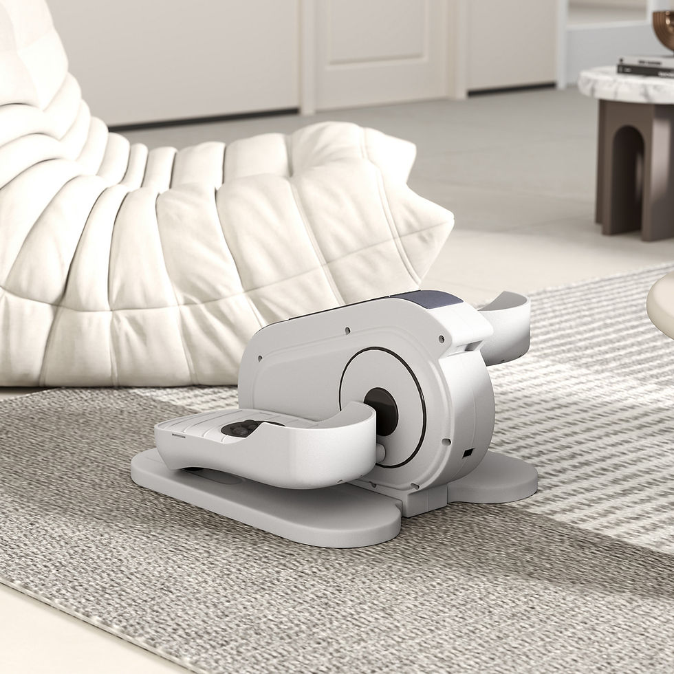 Thumbnail: Under Desk Elliptical Machine, Seated Pedal Exerciser, Mini Elliptical Trainer w