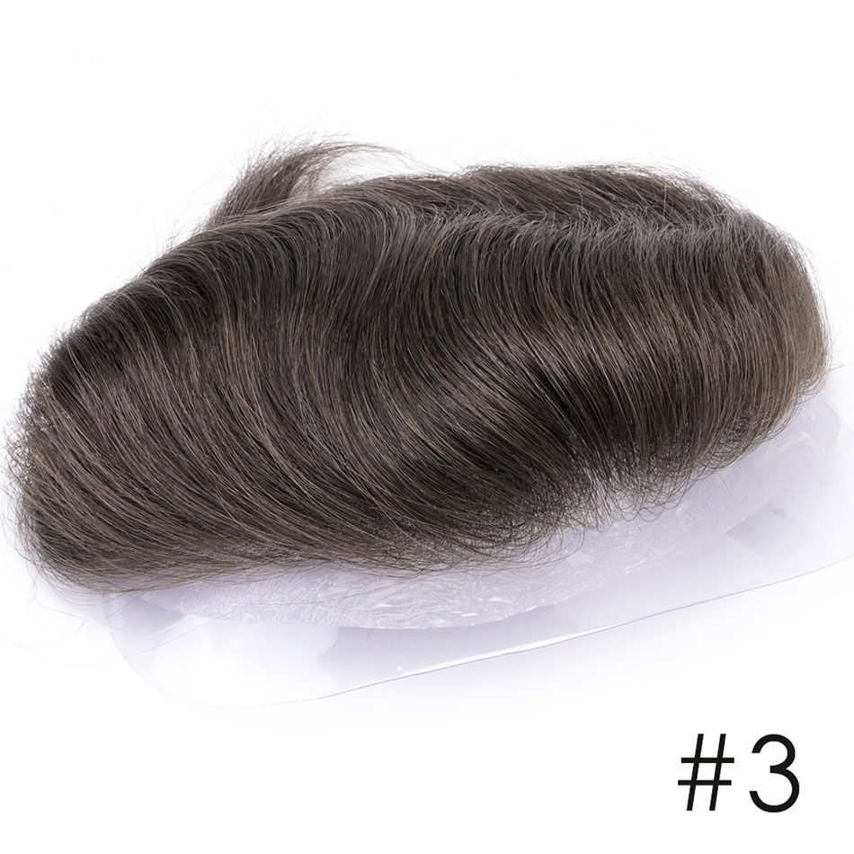 Thumbnail: 100% Human Hair Frontal Male Wig