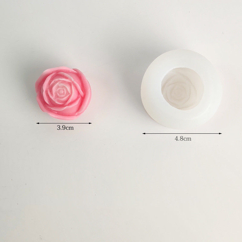 Thumbnail: DIY 3D Rose Flower Silicone Candle Moulds