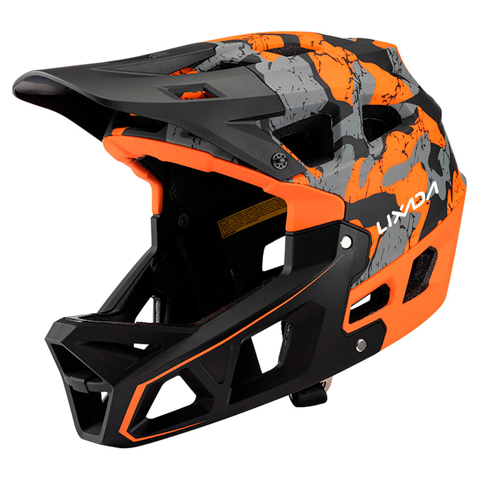 Thumbnail: Full Face Mountain Bike Helmet Adult Racing Downhill MTB Helmet for Mountain Bik