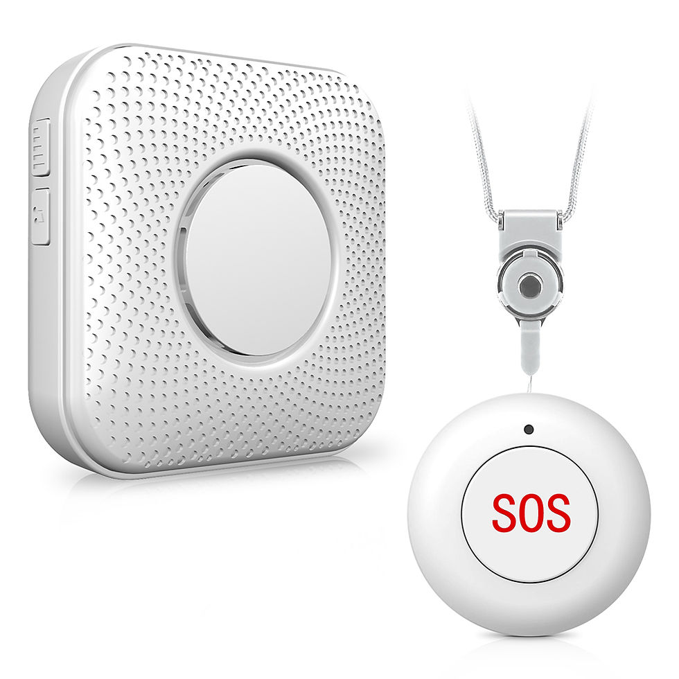 Thumbnail: Emergency Button Wireless Remote Call SOS Button 433MHz Caregiver Pager Home Sec