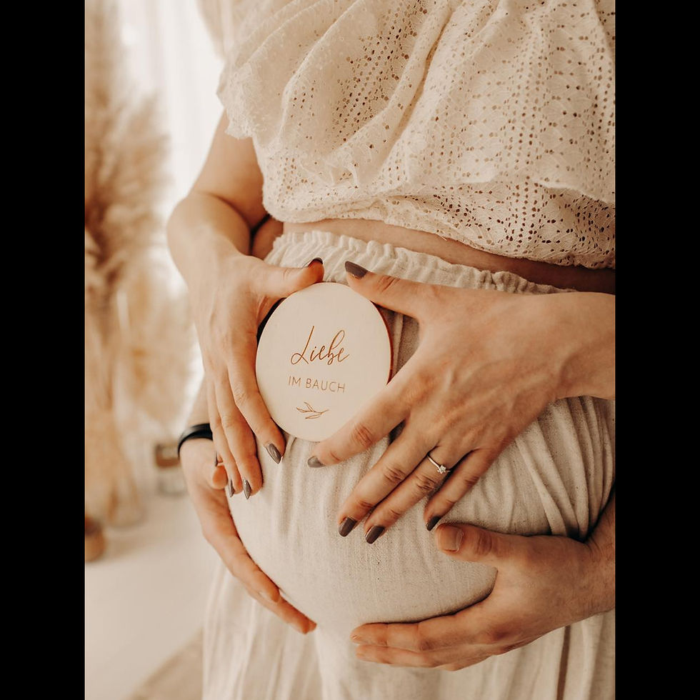 Thumbnail: Photography Dress For Pregnant Women One Shoulder Lace Short Top&Linen Cotton Lo