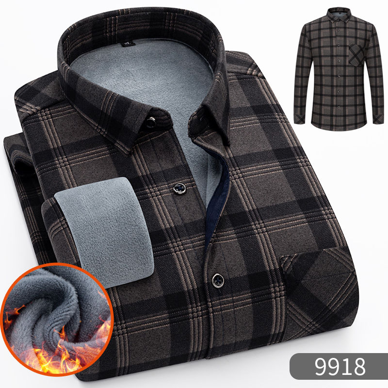 Thumbnail: Thicken Fleece Shirt