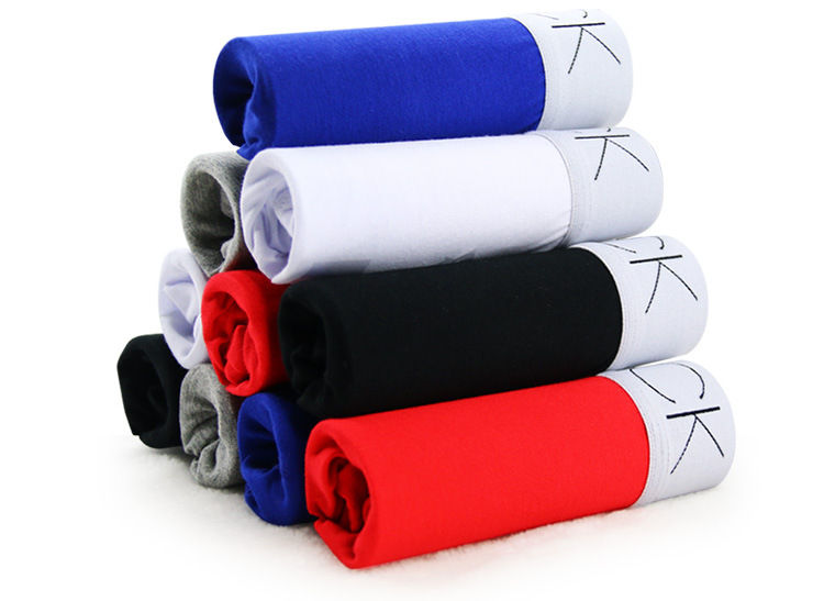 Thumbnail: Men's boxer  sexy, sweat absorbent, breathable , cotton boxers, middle waist men