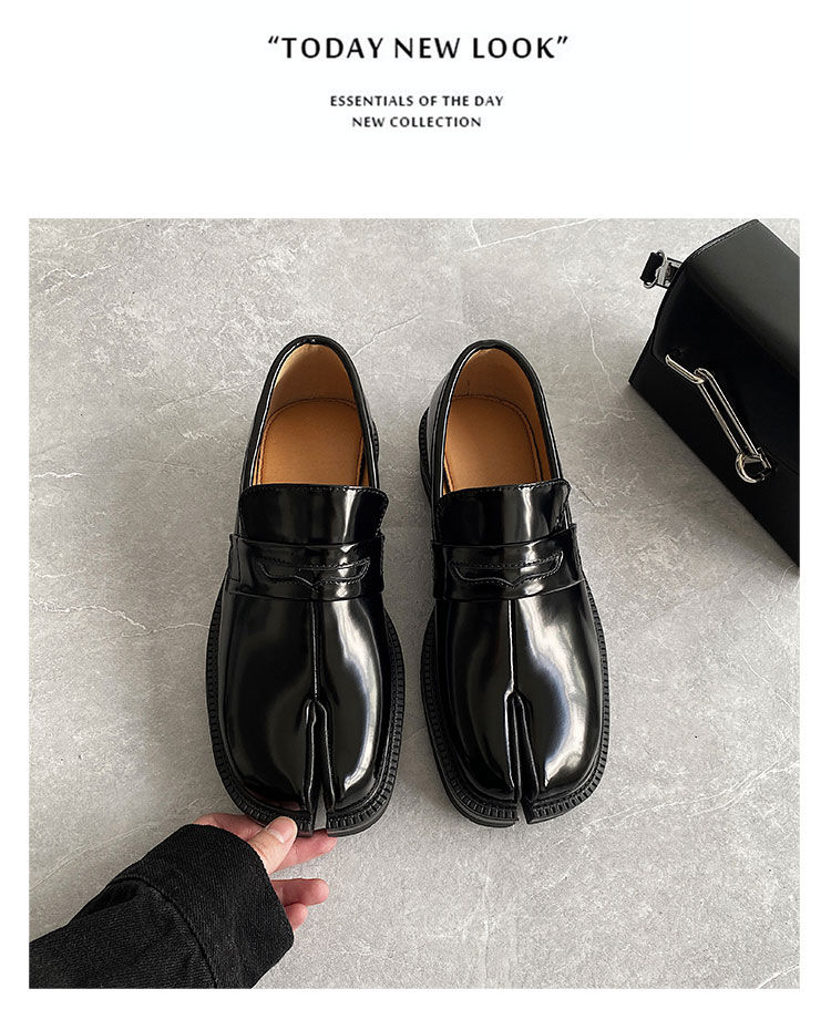 Thumbnail: Maganda Tabi Shoes Loafer for Men and Women Split Toe Thick Sole Casual Leather 