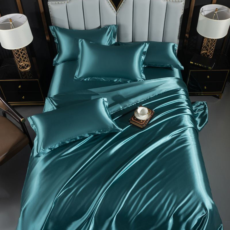 Thumbnail:  Silk Satin Bedding sheets