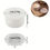 Thumbnail: 1set DIY Candle Jar Silicone Mould with Lid