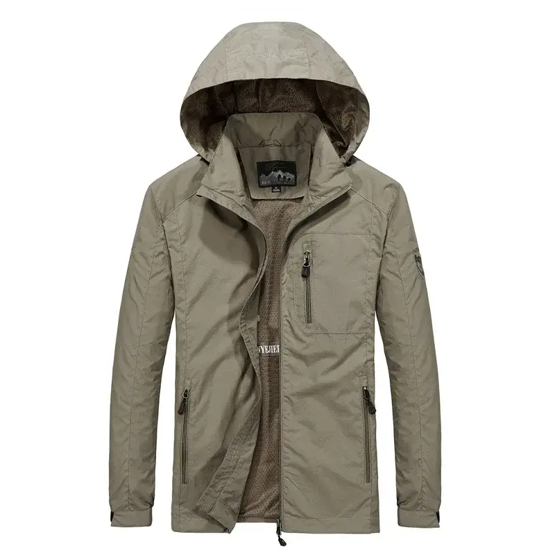 Thumbnail: Men's Windbreaker Jackets Waterproof/Windshield Jacket Men Military Hooded Water