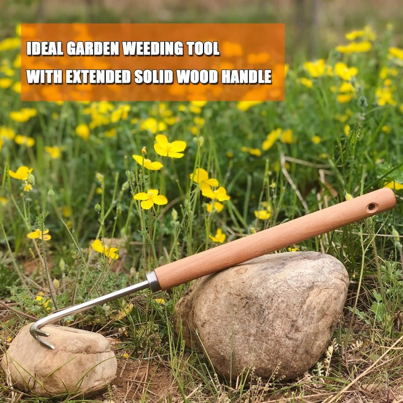 Thumbnail: Weeding Hook Weed Puller Weeding Artifact Uprooting for Backyard Farm Weeding an