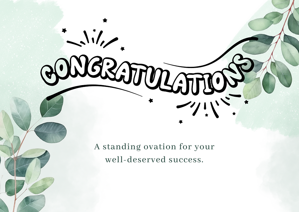 Congratulations Card