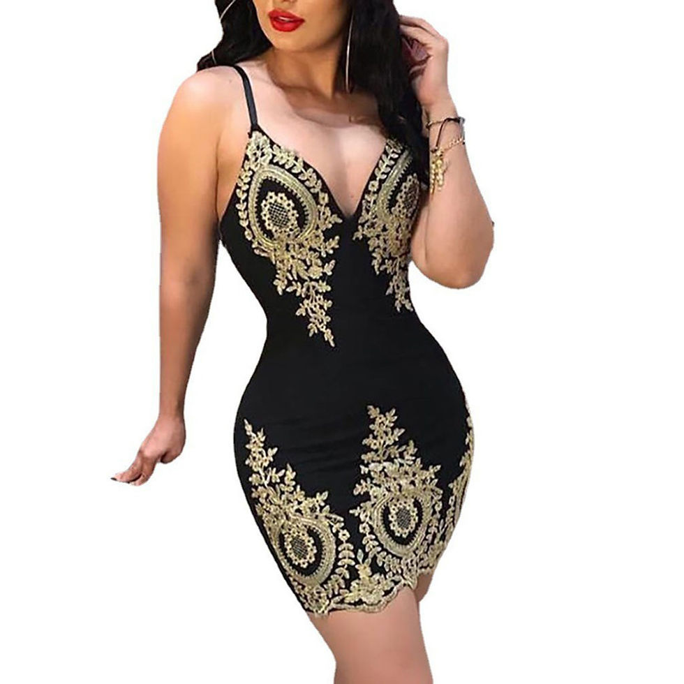 Thumbnail: Summer party halter dress