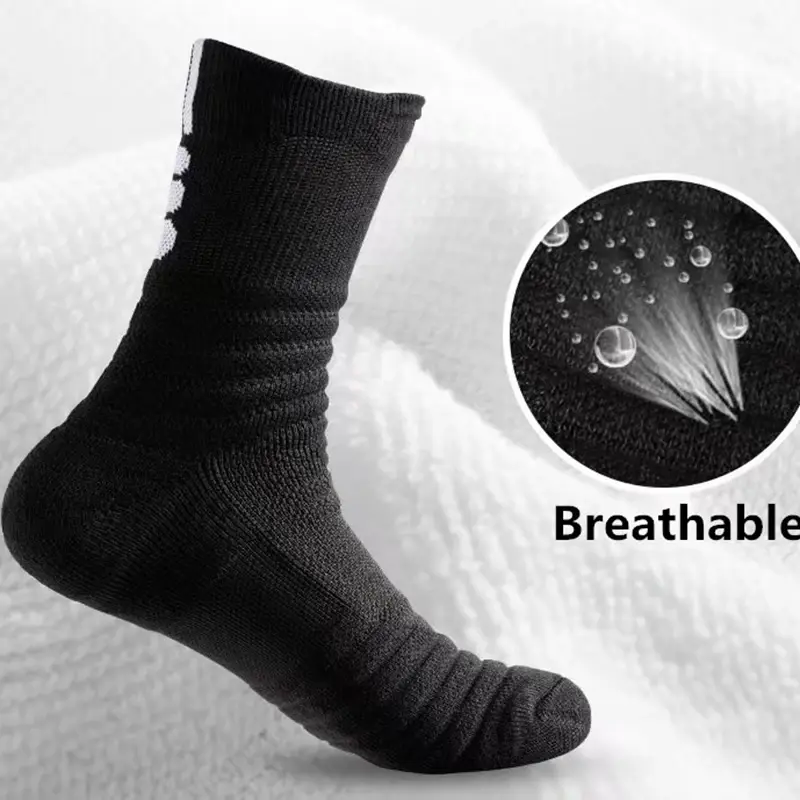 Thumbnail: 2 Pairs Anti-slip Football Socks