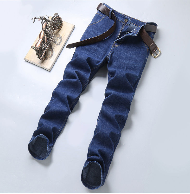 Thumbnail: New Men Light Luxury Stretch Slim Fit Pants Comfortable Soft Business Fashion St