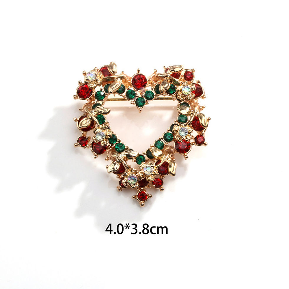 Thumbnail: Exquisite Christmas Metal Brooch
