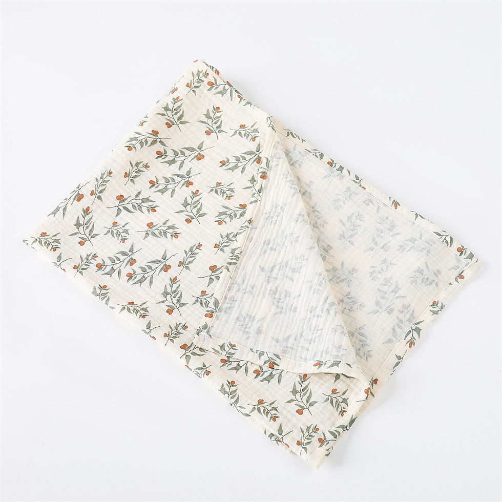 Thumbnail: 80X65cm Muslin Squares Baby Swaddle Blanket