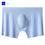 Thumbnail: 1pc Mens Boxers Shorts Ice Silk Men Panties Seamless Sexy Underwear Man Underpan