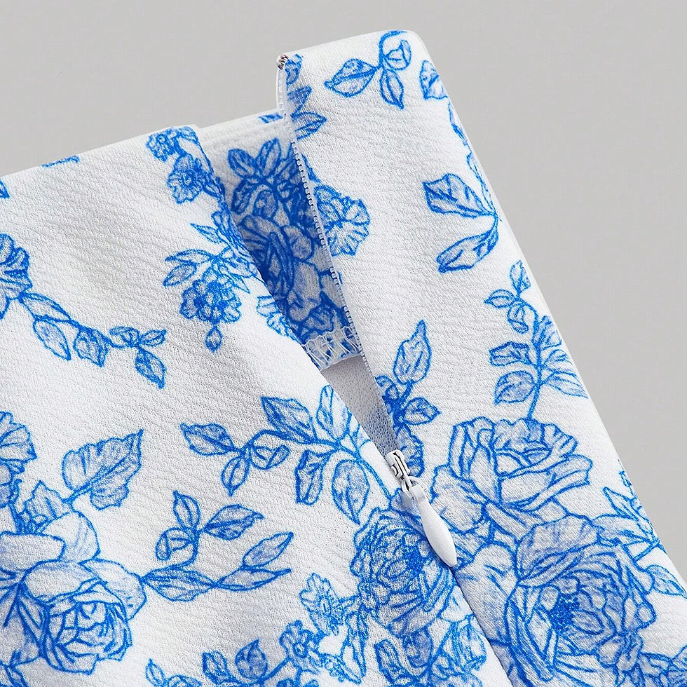 Thumbnail: Mia Muse Sets Spring Summer Korean Fitting Slim Floral Sleeveless Square Neck Mi