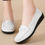 Thumbnail: Women Shoes Soft Leather Women's Loafer 2025 New Flats Slip On Casual Shoes Flat
