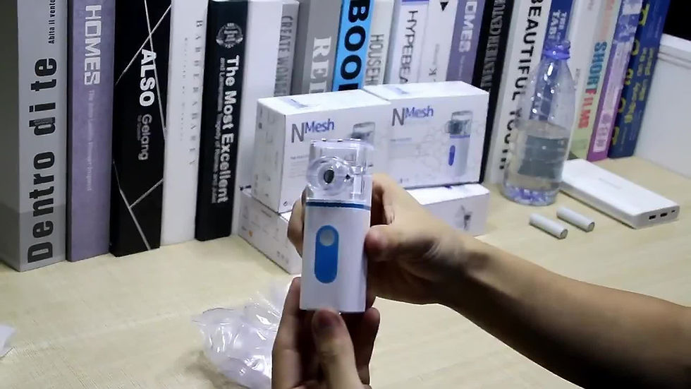 Thumbnail: Nebulizer Machine with Mouthpiece for Adults and Kids, Portable Nebulizer, Handh