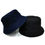 Thumbnail: Black Solid Dots Bucket Hat Two Side Wear Unisex