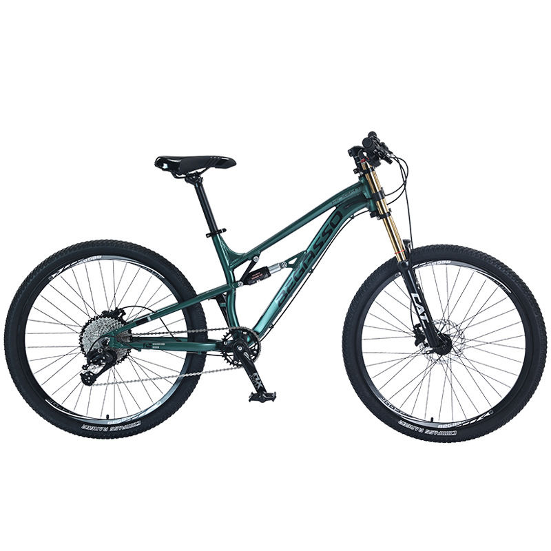 Thumbnail: 27.5 26 Inch Soft Tail Mountain Bike Hydraulic Disc Brake DH Bike Adjustable Dou