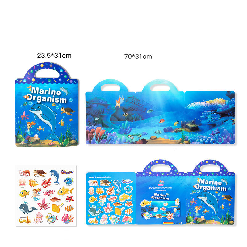 Thumbnail: Reusable Cartoon Sticker Book