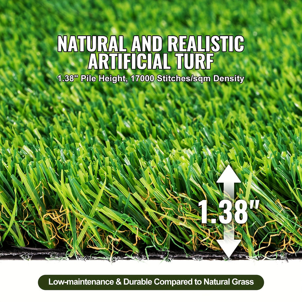 Thumbnail: VEVOR Artifical Grass, 121.92x182.88cm/182.88x304.8cm Rug Green Turf, Fake Door 