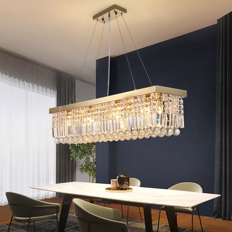 LED Crystal Chandelier Modern Dining Pendant Home Lamp Hanging Living Woonkamer