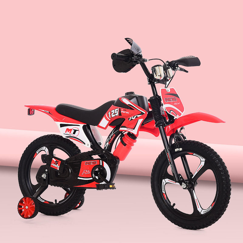 Thumbnail: Children's Simulation Motorcycle Bicycle 12 Inch 14 Inch 16 Inch Children's Bicy