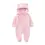 Thumbnail: Newborn Baby Winter Fleece Romper Solid Hooded Thick Infant Outfits For 0-24M Ko