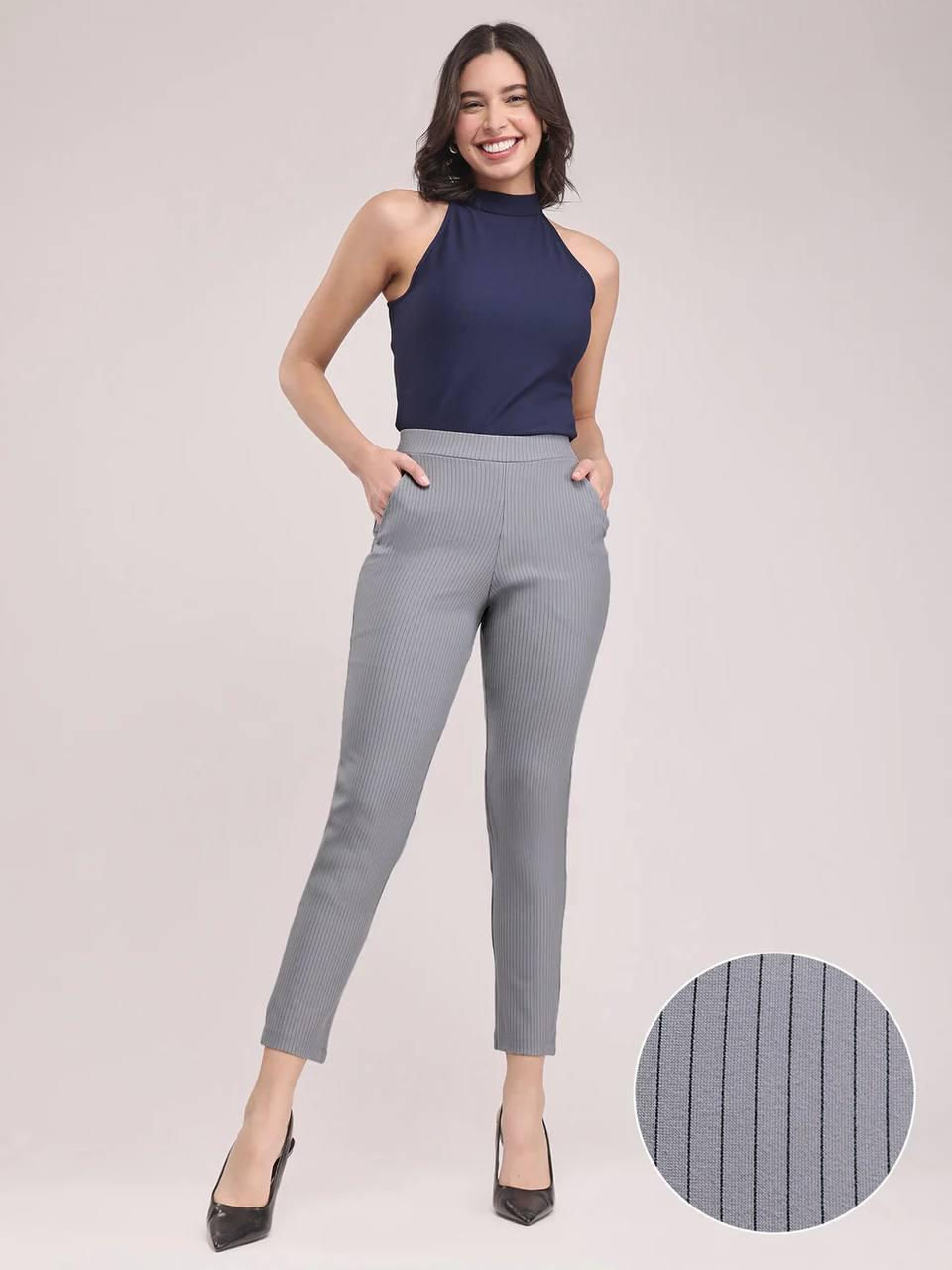 Thumbnail: Women Cotton Pants with Pockets