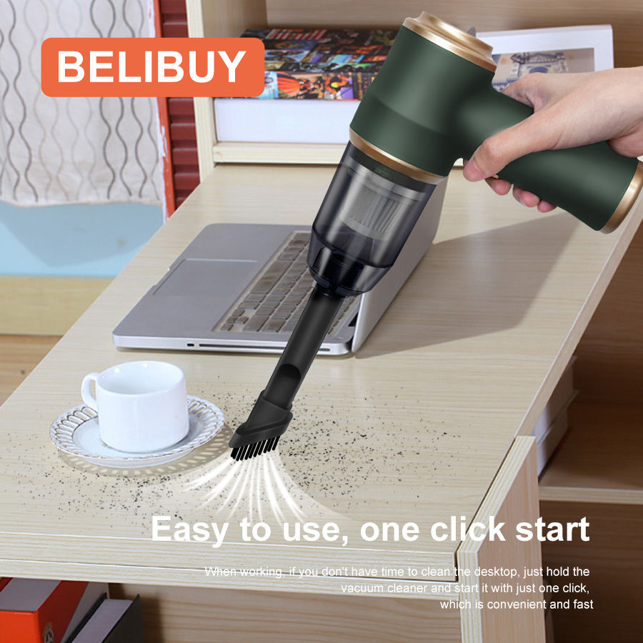 Thumbnail: BELIBUY Wireless Car Vacuum Cleaner for Cleaning Bedroom Carpets Portable High P