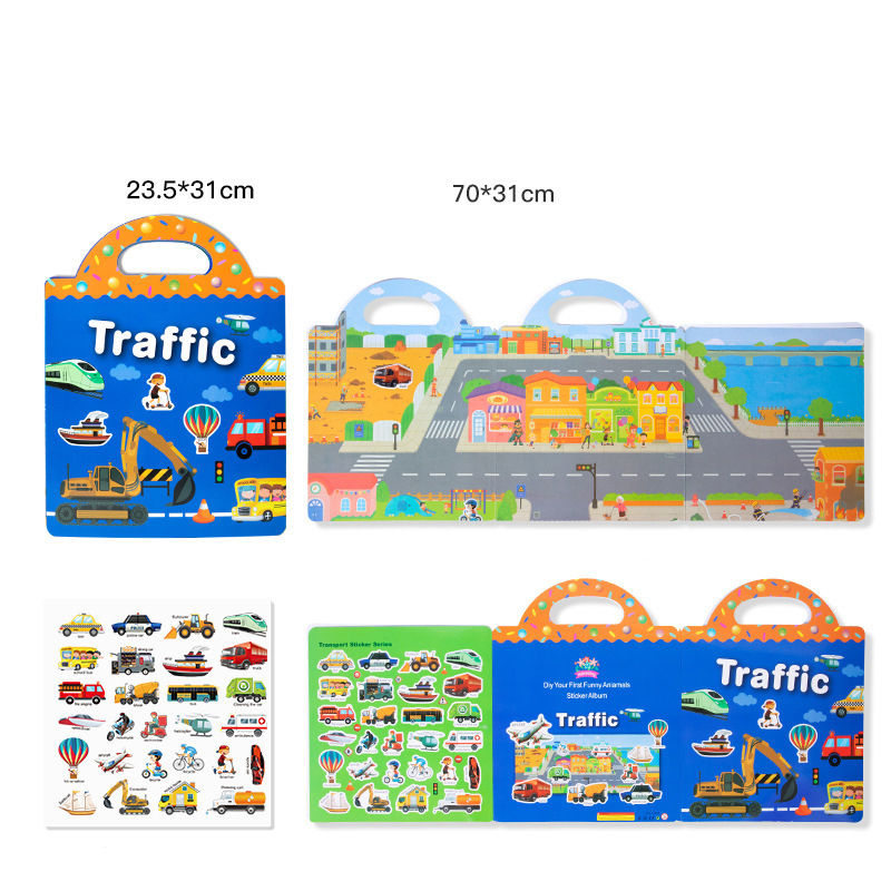 Thumbnail: Reusable Cartoon Sticker Book