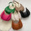 Thumbnail: Retro Solid Color Shoulder Bag PU Leather