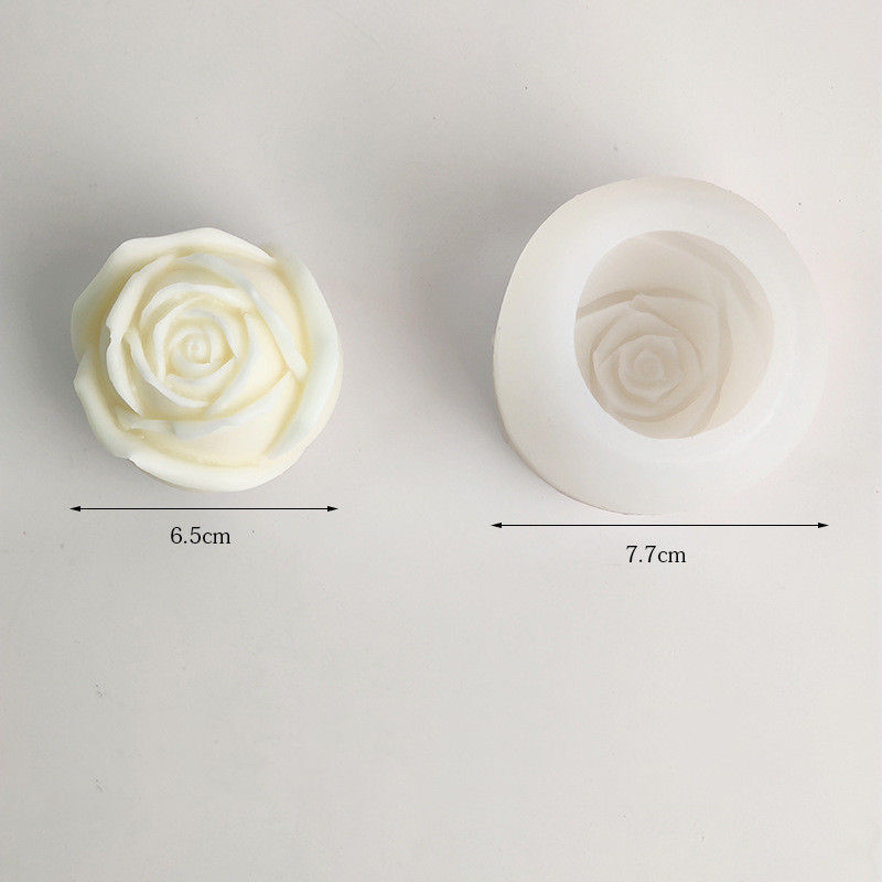 Thumbnail: DIY 3D Rose Flower Silicone Candle Moulds