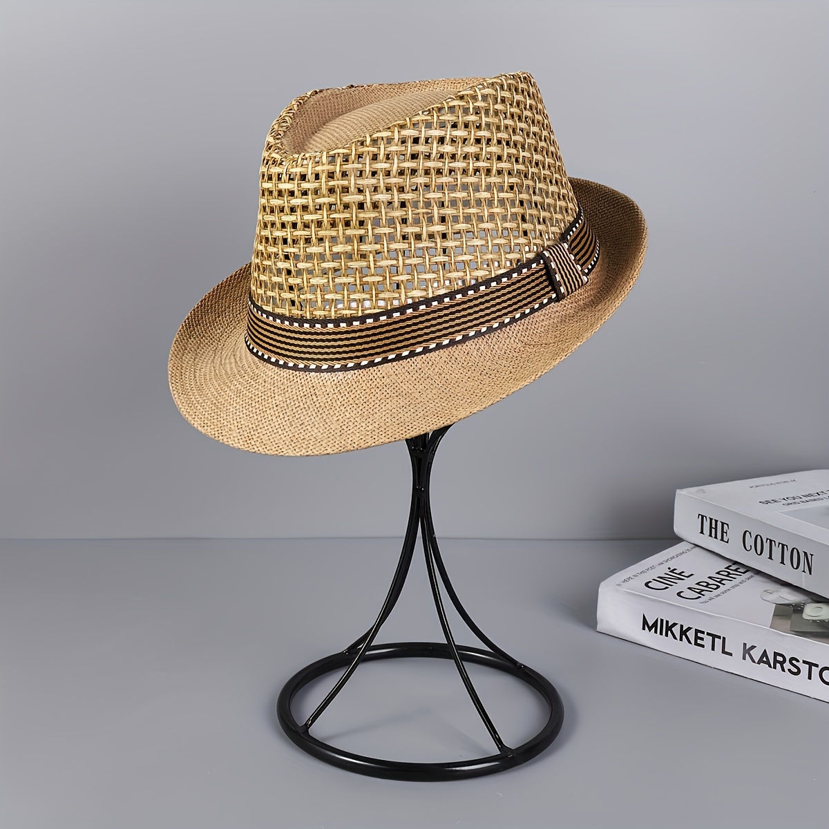 100% Paper Composition Lightweight Fedora - Elegant Panama Hats for Men and Wome