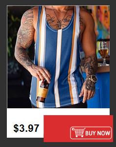 Thumbnail: Men Running Vest Summer Gym Fitness Male Sleeveless Shirt Workout Training Singl