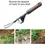 Thumbnail: Weed Puller Uprooting Weeding Tool Gardening Hand Tools Weeding Hook for Farm We