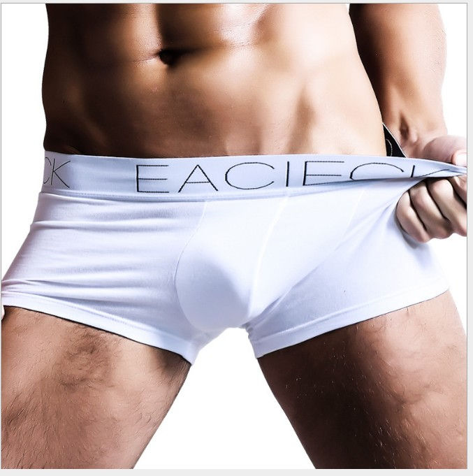 Thumbnail: Men's boxer  sexy, sweat absorbent, breathable , cotton boxers, middle waist men