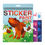 Thumbnail: 1PCS Sticker Book Crafts for Kids Ages 4-8, Sticker by Number for brain games,Gi