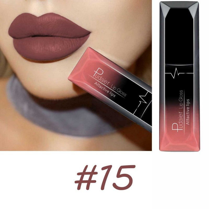 Thumbnail: Best Lip Makeup 17 Color Sexy Matte Long Lasting Lipgloss Liquid Lipstick Lip Cr