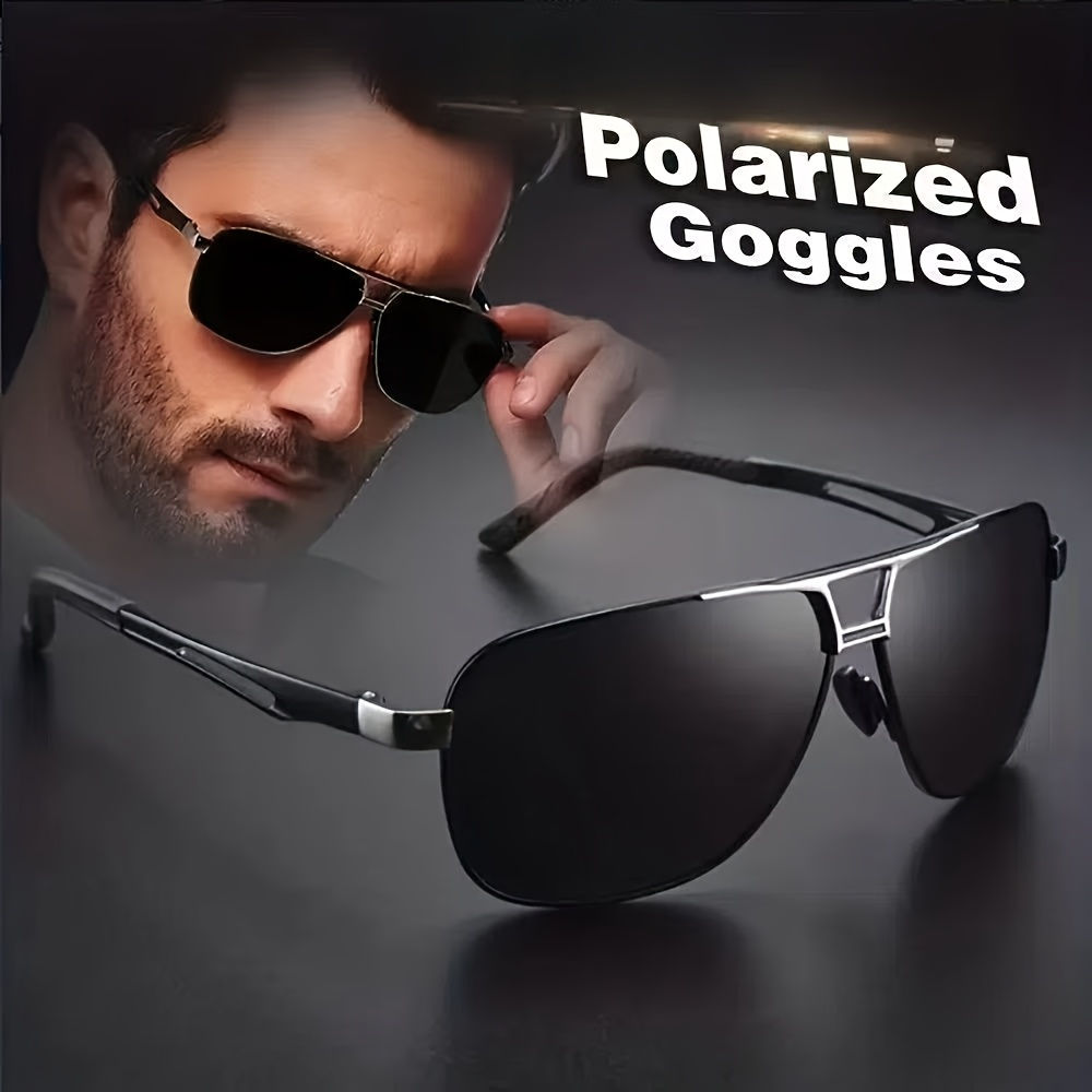 Retro Men's Metal Polarized Glasses - Stylish, Elegant, Trendy Mirrored Shades f