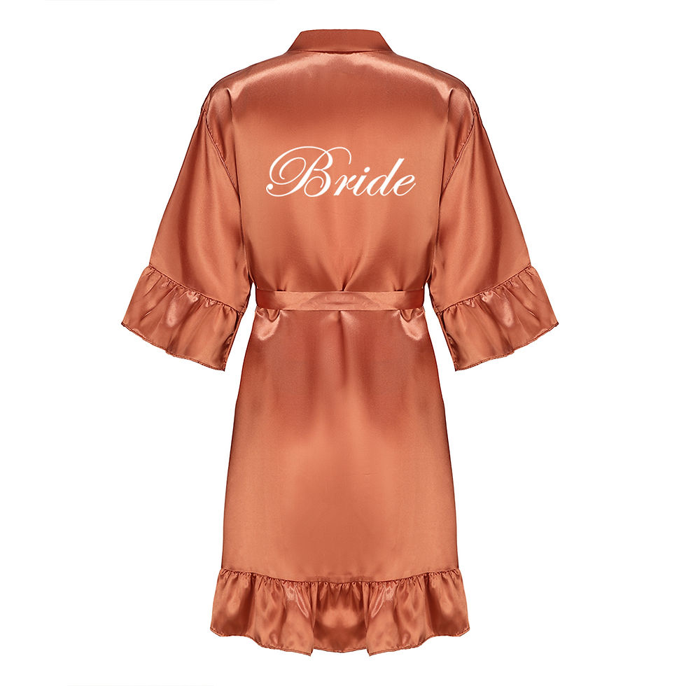 Thumbnail: Wedding Bride Bridesmaid Robes for Women Bridal Party Gifts Team Dress Gown Silk