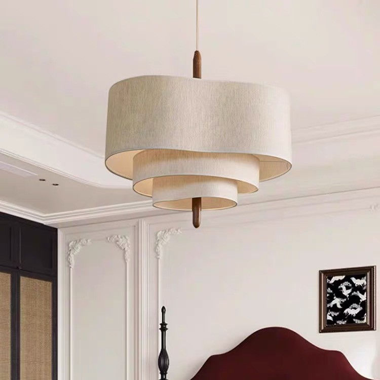 Thumbnail: Wabi Sabi Japan Cloth Pendant Lights Living Room Restaurant Kitchen Dining Chand