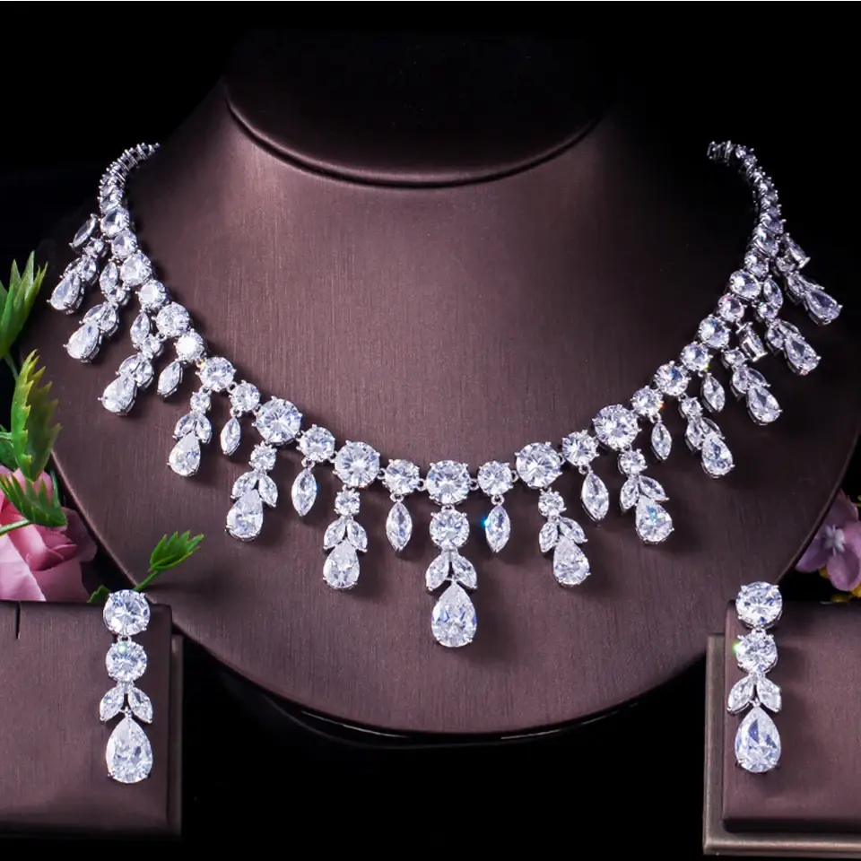 Thumbnail: Necklace Set for Bridal / Wedding / Party