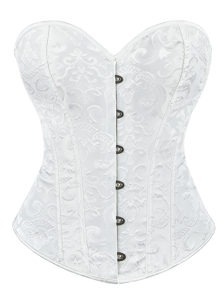 Corset Bone Clothing Steel Boned Sexy Court Corset Laced Waist Cincher Vintage S