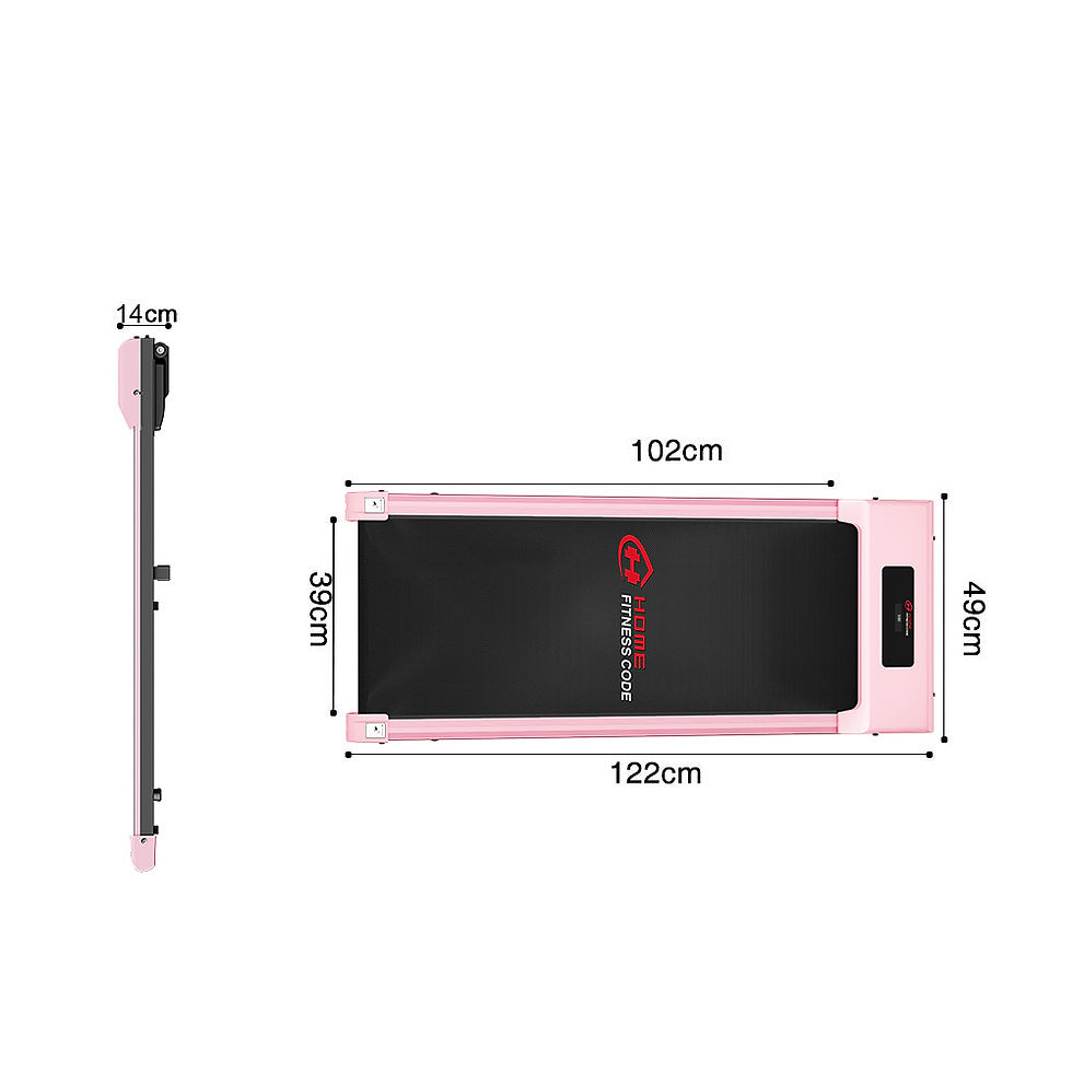 Thumbnail: Motorised Treadmill, Under Desk Treadmill Portable Walking Running Pad Flat Slim
